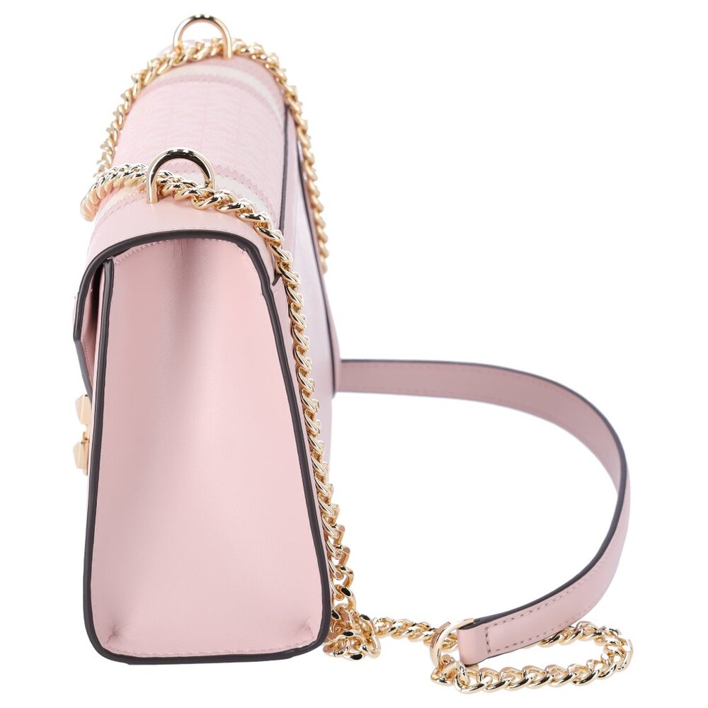 Michael Kors Whitney Medium Flap Shoulder Bag Powder Blush Pink Multi - Picture 4 of 7
